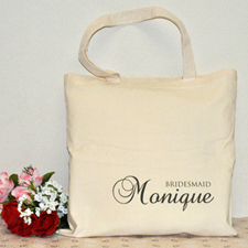 Bridesmaid Personalized Marriage Tote Bag