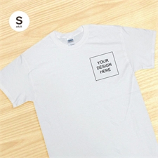 Custom Square Image White Men Small T Shirt