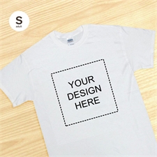 Custom Large Square Image White Men Small T Shirt