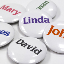 Custom Name Button Pin, 1