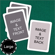 Large Size Custom Cards (Blank Cards) White Border