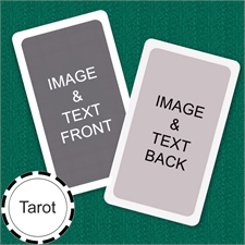 Tarot Size Custom Cards (Blank Cards) White Border