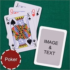 Poker Bridge Style White Border Playing Cards
