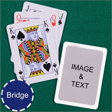Bridge Size Playing Cards Bridge Style White Border