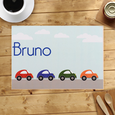 Personalized Cars Placemats