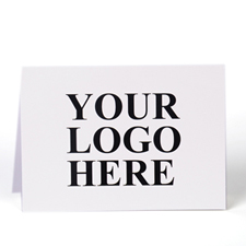 Personalized Custom Imprint Business Logo Greeting Cards