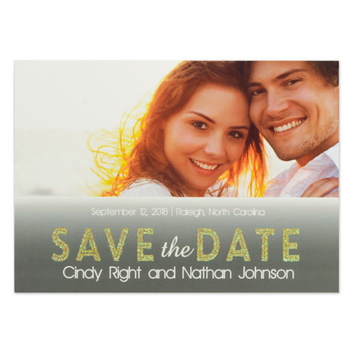 Personalized Perfect Together Save The Date Cards