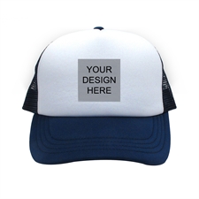 Custom Trucker Hat Square Image, Navy