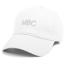 Monogrammed Embroidery Baseball Cap, White
