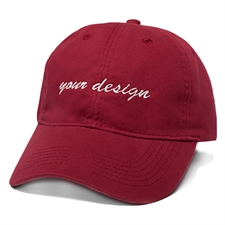 Personalized Embroidery Baseball Cap, Red