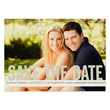 Personalized Silver Glitter Save The Day Save The Date Invitation Cards