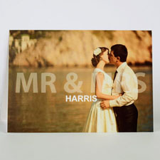 Custom Printed Big Love Thank You Greeting Card