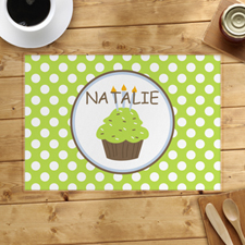 Personalized Boy Cupcake Placemats