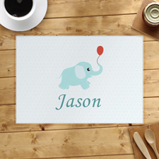 Personalized Elephant Placemats