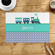 Personalized Train Placemats