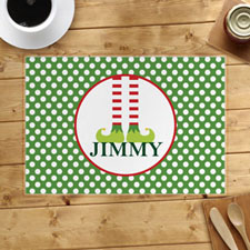 Personalized Christmas, Boy Placemats