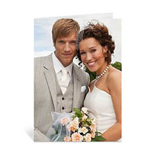 Custom Printed All Hearts Personalized Photo Valentine's Card