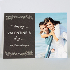 Custom Printed Love To Yours Personalized Photo Valentine's Card