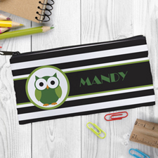 Design Your Own Owl Boy Pencil Case