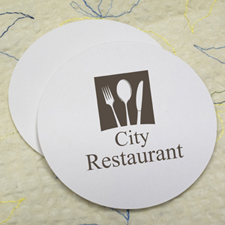 Custom Imprint, Round (Set Of 12) Personalized Coasters