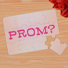 Personalized Prom Puzzle Invite