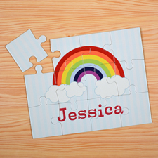 Rainbow Personalized Kids Puzzle