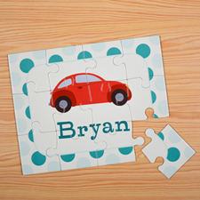 Car Personalized Kids Puzzle