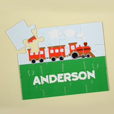 Train Personalized Kids Puzzle