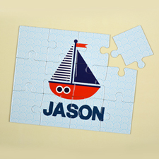 Ship Personalized Kids Puzzle