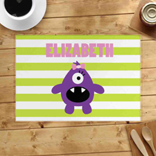 Personalized Monster Girl Placemats