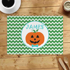 Personalized Pumpkin Boy Placemats