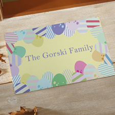 Create Your Own Easter Egg Door Mat