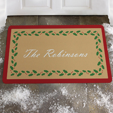 Create Your Own Christmas Flower Door Mat
