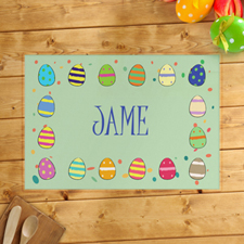 Personalized Boy's Easter Egg Placemats