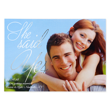 Create Your Own Painted Foil Silver Personalized Wedding Announcement Card Invites