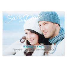 Create Your Own Charmed Foil Silver Personalized Wedding Save The Date Card Card Invites