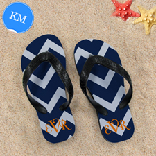 Chevron Beach Sandals, Kids Medium