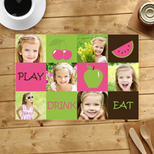 Personalized Six Collage Placemats