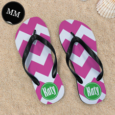 Fuchsia Chevron, Men Medium