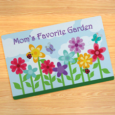 Garden Of Mom Personalized Doormat