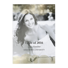 Foil Gold Perfect Graduate Personalized Photo Graduation Announcement Cards
