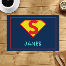 Super Hero Boy Personalized Placemat