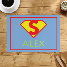 Super Hero Girl Personalized Placemat