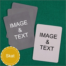 Personalized Skat Custom Cards (Blank Cards) Playing Cards