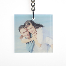 Personalized Acrylic Keychain Square 1.875