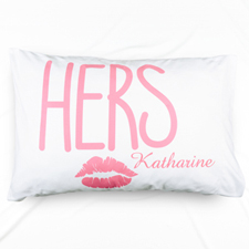 His & Her Personalized Name Pillowcase