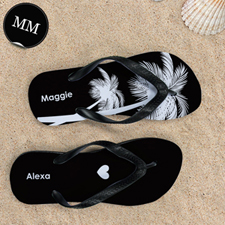 Black Palm Tree, Men's Medium