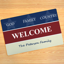 Memorial Day Personalized Doormat