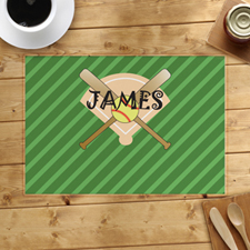 Softball Personalized Placemat