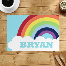 Rainbow Personalized Placemat